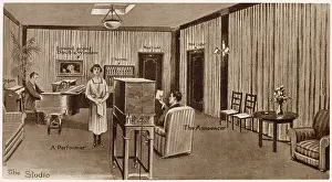 Accompanist: BBC's first studio specially constructed for broadcasting