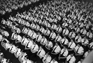 Ruediger: BDM girls during a ceremony, 1938