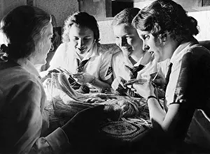 Experience: BDM girls while collective needlework