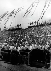 5000: BDM members at the Nuremberg Rally, 1936
