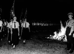 Midsummer: BDM members at a solstice celebration in