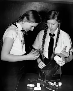 Wilmersdorf: BDM training for the health service, Berlin 1939
