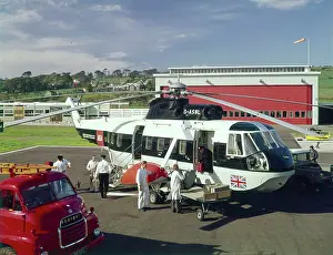 Trolley: The BEA Heliport, Penzance, Cornwall