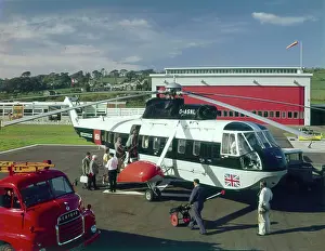 Trolley: The BEA Heliport, Penzance, Cornwall