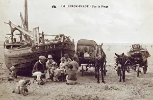 Berck: The Beach at Berck-Plage, France