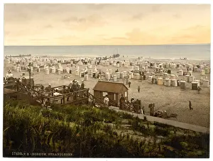 Borkum: Beach, Borkum, Schleswig-Holstein, Germany