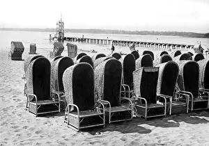 Keeps: Beach chairs in Wannsee, 1933