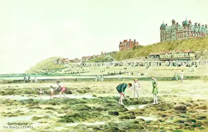 Sheringham: Beach and cliffs at Sheringham, Norfolk