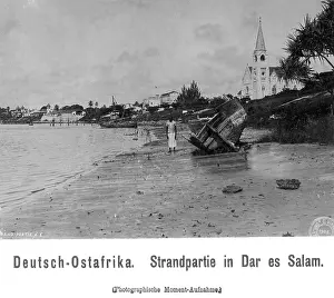 Salaam: Beach in Dar es Salaam, 1903