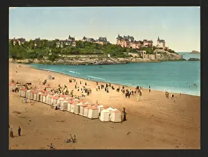 Dinard: The beach, Dinard, France