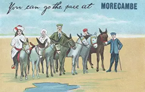 Morcambe: Beach Donkeys