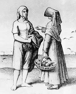 Bathe: Beach fashion, around 1850