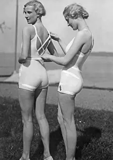 Apparel: Beach fashion, 1934