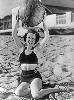 Sandals: Beach fashion, 1935