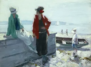 Smellie: Beach Gossip ' two women in the foreground