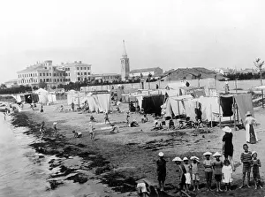 Grado: The beach of Grado, 1910