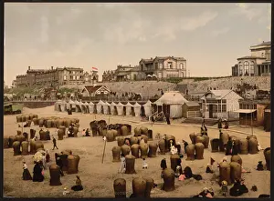 Scheveningen: The beach and hotels, Scheveningen, Holland