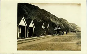 Boscombe: Beach Hut Damage, Boscombe, Dorset