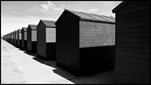 Hasting: Beach huts, Hastings, Kent