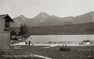 Kepa: The beach of the Island in the Lake Faak