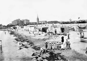 Grado: Beach life in Grado, 1910