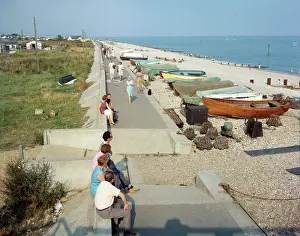 Selsey: The beach and lifeboat, Selsey