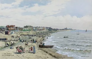 Littlehampton: Beach at Littlehampton, Sussex
