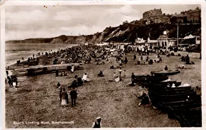 Poole: Beach - Looking West, Bournemouth, Dorset
