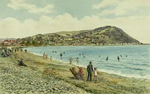 Minehead: Beach at Minehead, Somerset