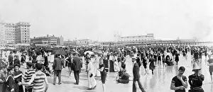 Sunshade: Beach in New Jersey, 1910