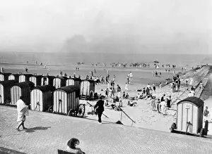 Pushed: Beach of Norderney, 1910