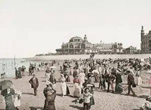 Traveler: On the beach at Ostende, Belgium