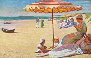 Shaded: UNDER BEACH PARASOL