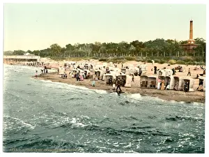 Colberg: Beach and park, Colberg, Pommeraina, Germany (i.e.Kolobrzeg