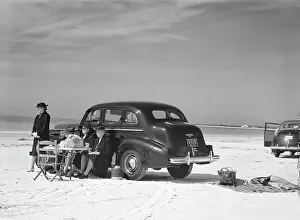 Sarasota: beach - people - picnic - car