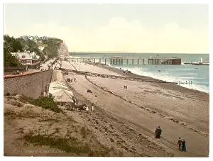 Penarth: Beach and pier, Penarth, Wales