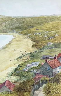 Runswick: Beach at Runswick Bay, North Yorkshire