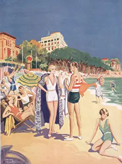 Mckie: Beach Scene 1929