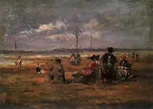 Boudin: Beach Scene