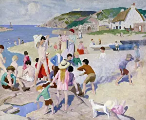Beach Scene – children at the seaside