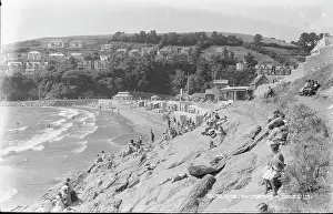 Looe: Beach Scene at Hannafore
