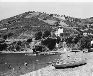 Elba: Beach scene, Isle of Elba, Italy