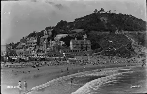 Tents: Beach Scene in Looe