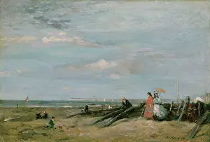 Boudin: A Beach Scene at Trouville