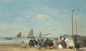 Boudin: Beach Scene at Trouville