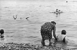 Pebbly: Beach scene at Yalta, Ukraine