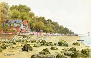 Seaview: Beach at Seaview village, Isle of Wight