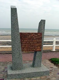 Hence: Beach-side Memorial to Lion-sur-Mer, Sword Beach