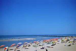 Beachgoers: beach - summer - Nantucket - water