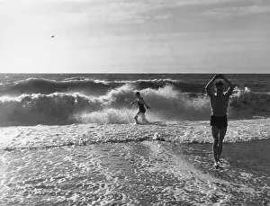 Poser: Beach, in the surf